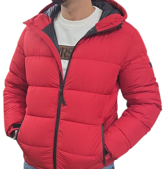 Piumino ARMATA DI MARE Rosso con cappuccio