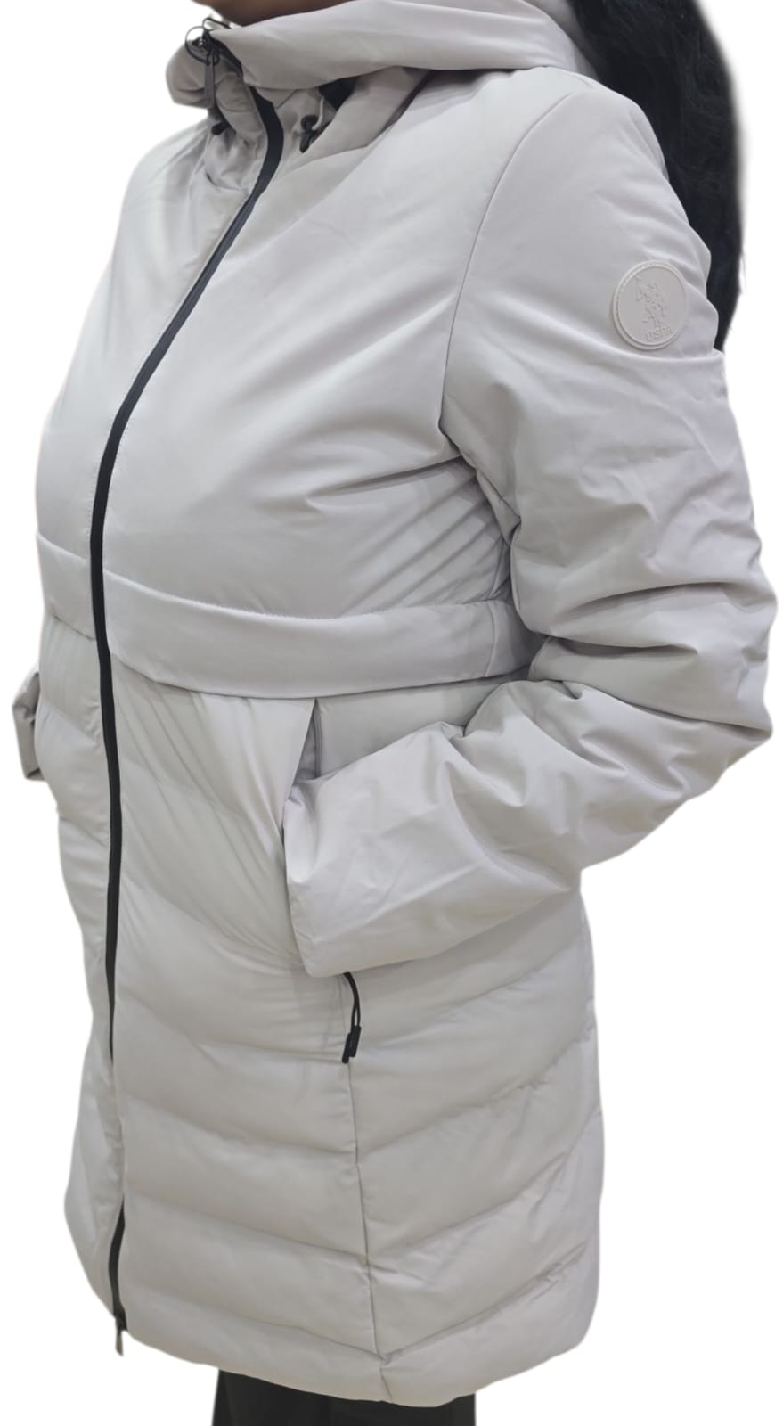 Giubbotto Donna  Lungo U.S POLO ASSN Grigio