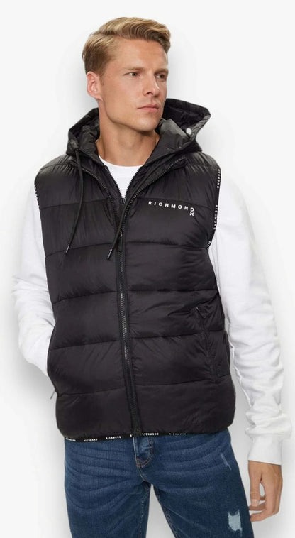 Smanicato JOHN RICHMOND Nero in ricamo