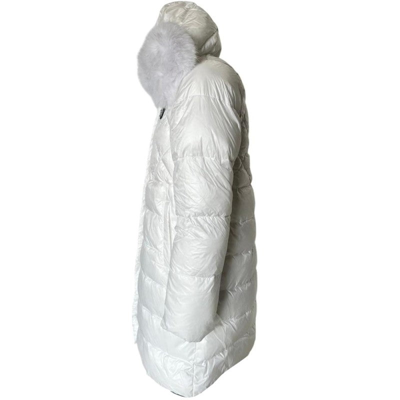 Giubbotto Gaelle con pelliccia lungo Bianco