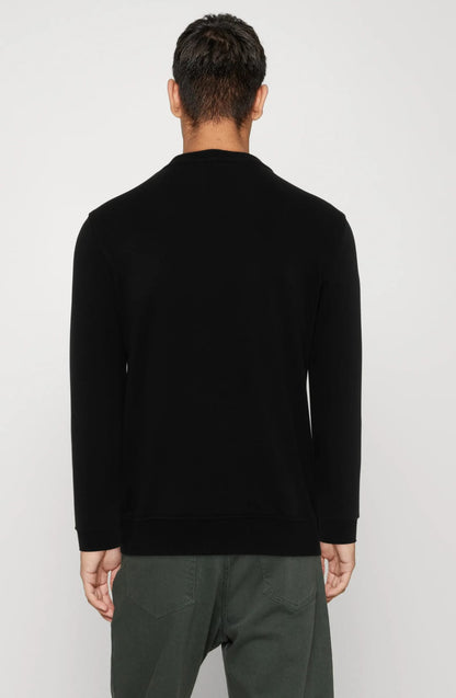 Felpa K-Way  Girocollo nera logo