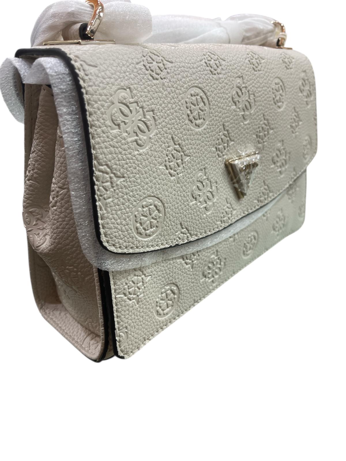 Borsa GUESS con logo a rilievo