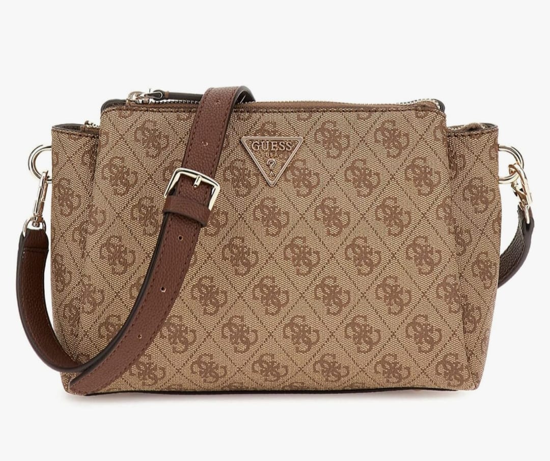 Borsa GUESS monogram marrone