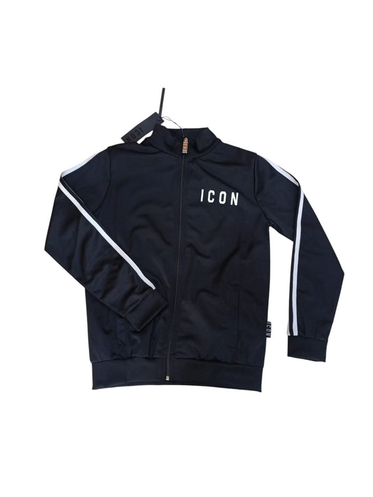 felpa Icon acetata con logo in stampa a collo alto