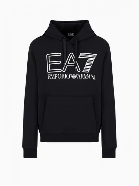 Felpa Emporio Armani garzata a maxi Logo