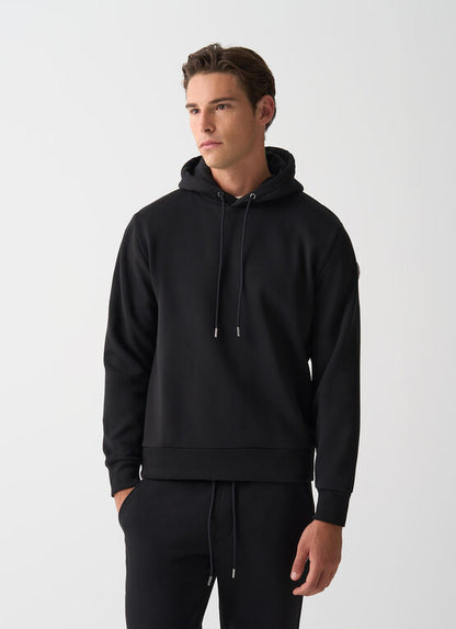 Felpa Colmar Uomo con cappuccio rossa