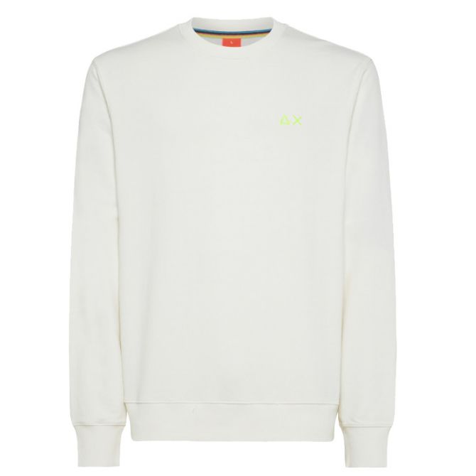 Felpa SUN68 in cotone garzato basic