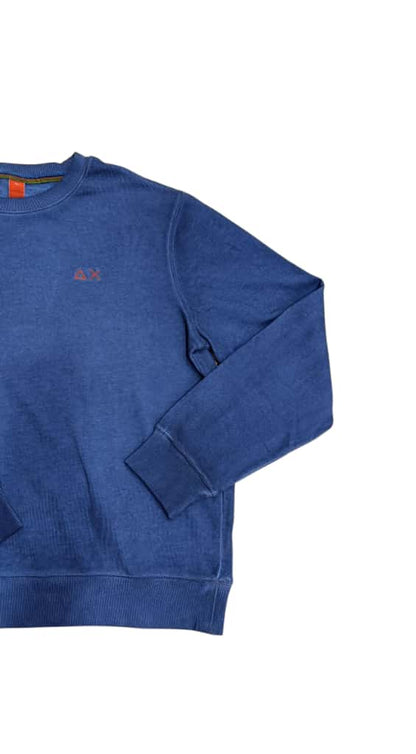 Felpa SUN68 in cotone garzato basic