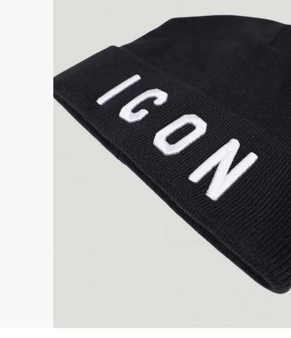 Cappello di lana ICON  con logo ricamato