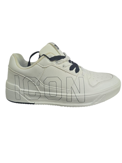 Sneakers ICON Uomo in ecopelle  con doppio logo