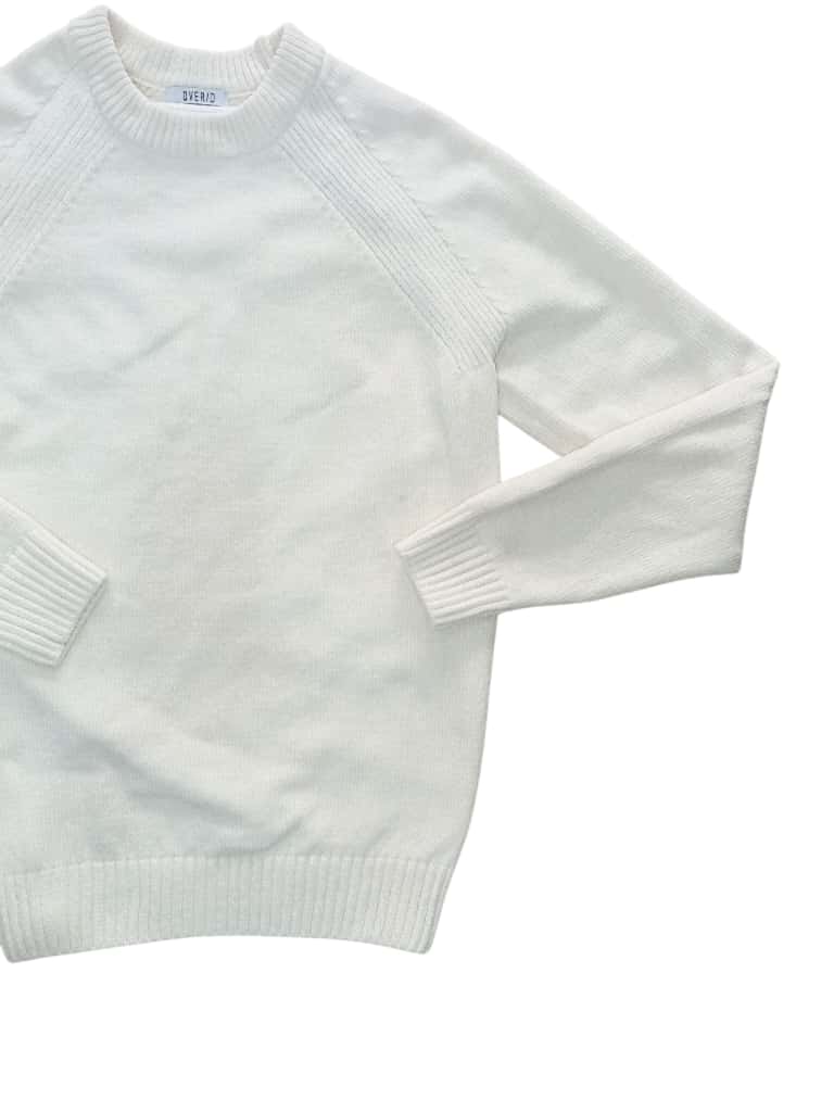 Maglione Over/D in ciniglia Blu