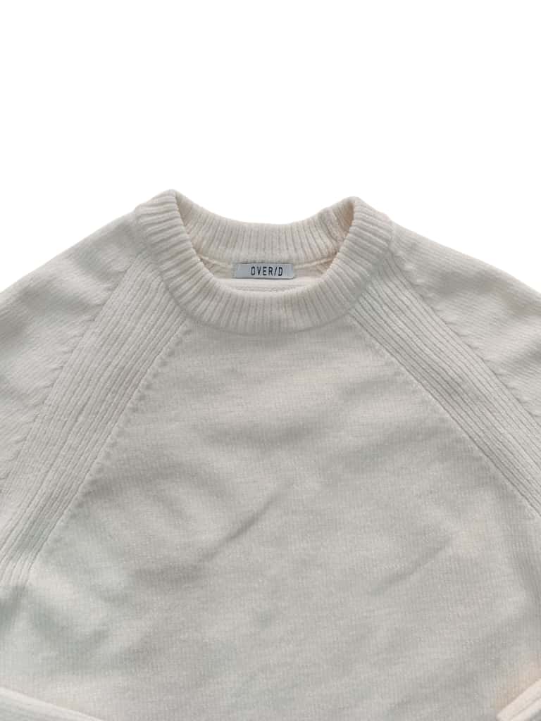 Maglione Over/D in ciniglia Blu