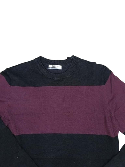 Maglioncino OVER/D  con maxi fascia bicolore