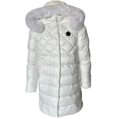 Giubbotto Gaelle con pelliccia lungo Bianco