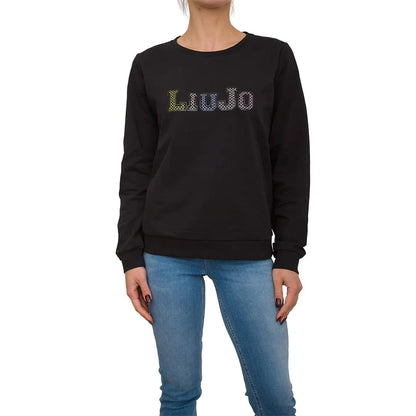 Felpa  Liu JO garzata in strass