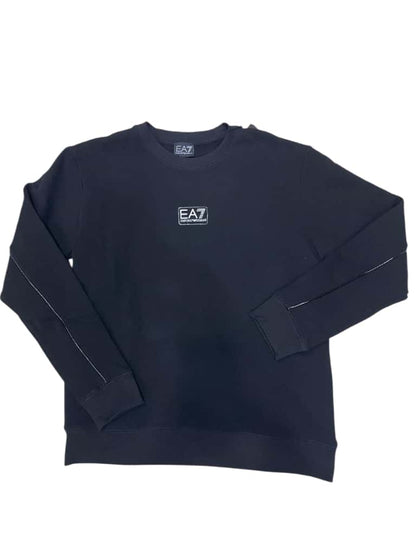 Felpa EMPORIO ARMANI girocollo in misto cotone