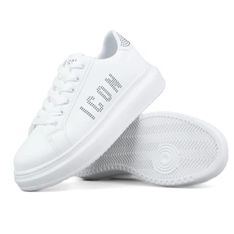 Sneaker ICON Donna con strass in logo