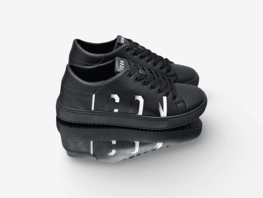 Sneakers ICON Uomo logo in gomma sfumato