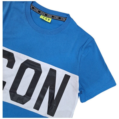 T-shirt ICON con logo centrale in Nero