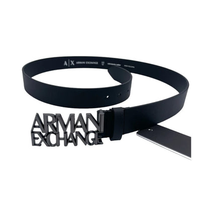 Cintura ARMANI EXCHANGE Nera unisex in acciaio