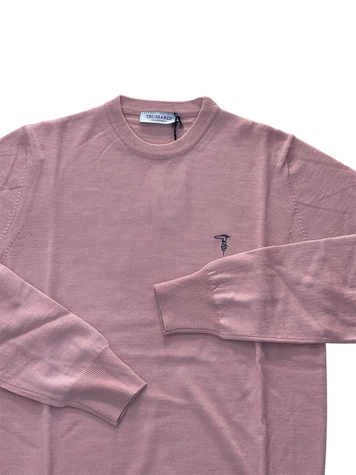 Maglioncino   Trussardi Logo ricamato Salmone