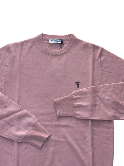 Maglioncino   Trussardi Logo ricamato Salmone