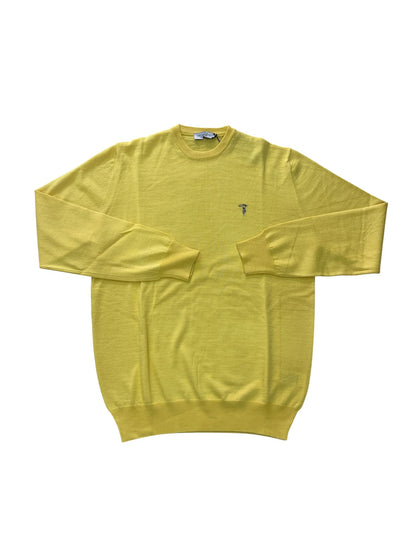 Maglioncino   Trussardi Logo ricamato Giallo