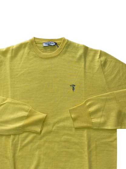 Maglioncino   Trussardi Logo ricamato Giallo