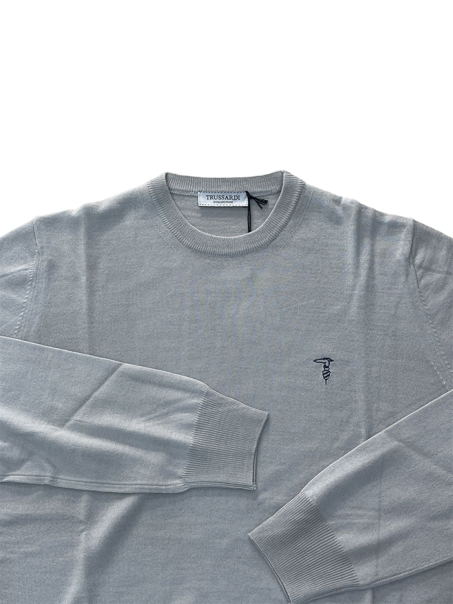 Maglioncino   Trussardi Logo ricamato Perla