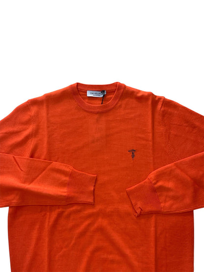 Maglioncino   Trussardi Logo ricamato Arancio