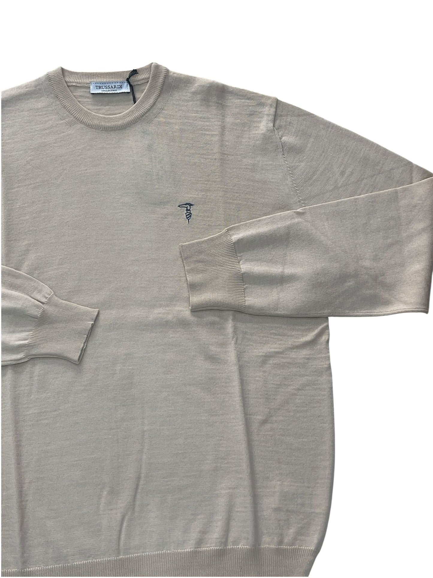Maglioncino   Trussardi Logo ricamato Beige