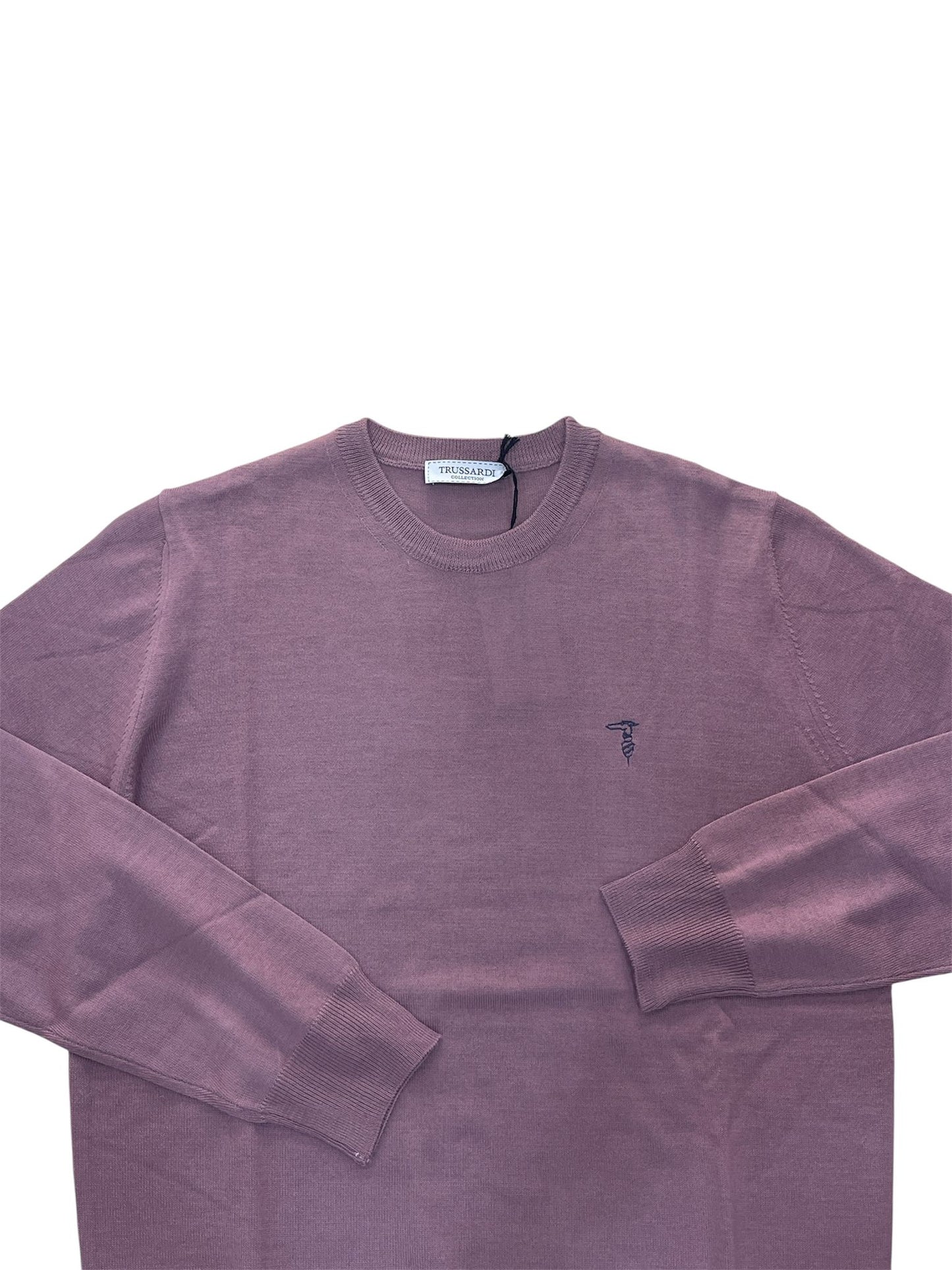 Maglioncino   Trussardi Logo ricamato Vinaccia