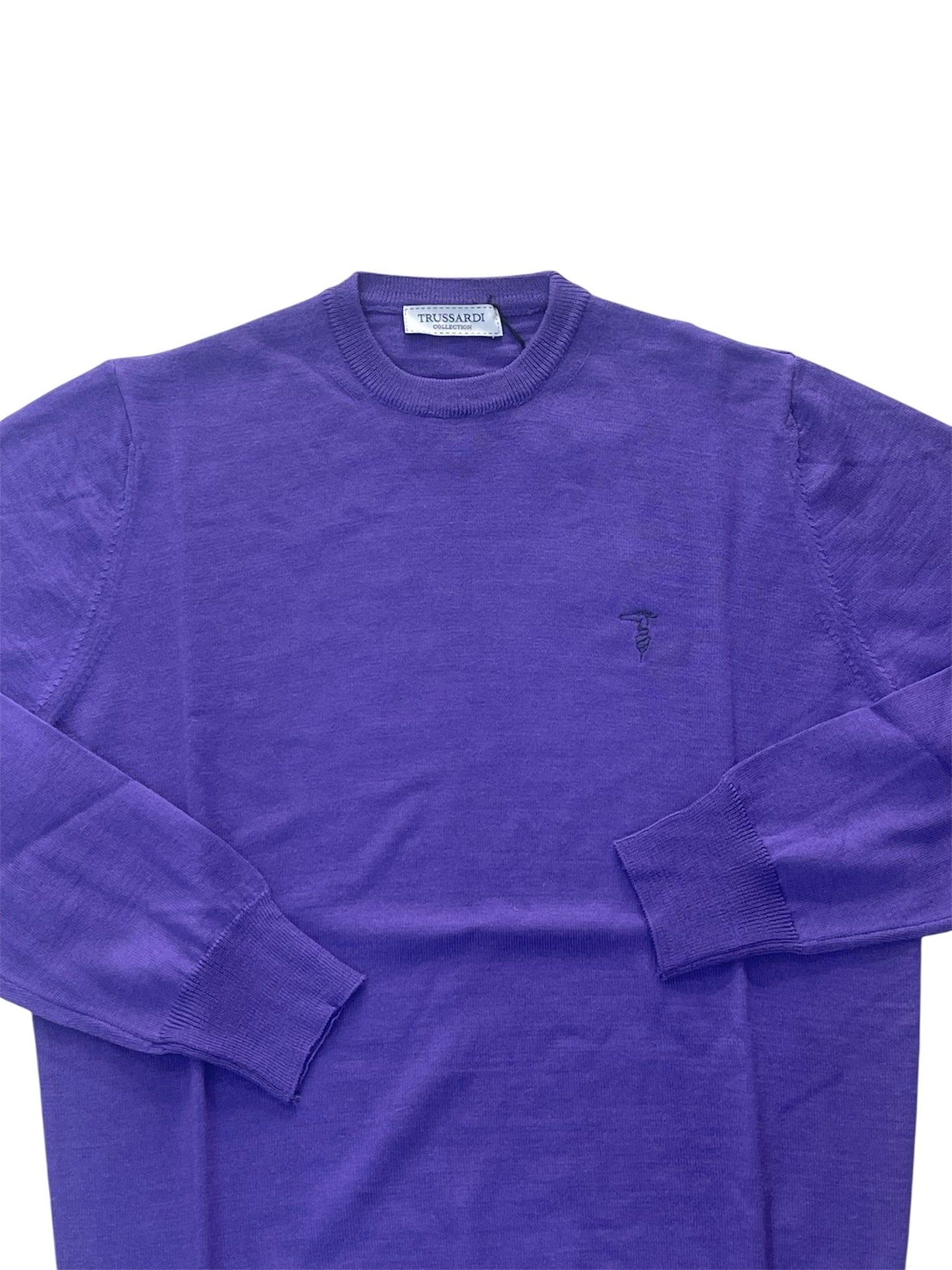 Maglioncino   Trussardi Logo ricamato Viola