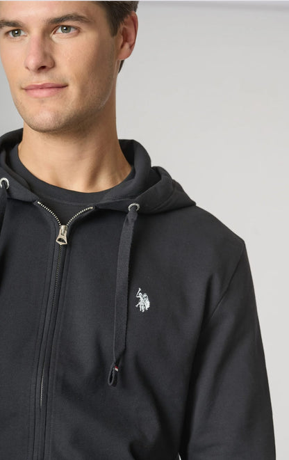 Felpa con cappuccio e Zip U.S POLO ASSN