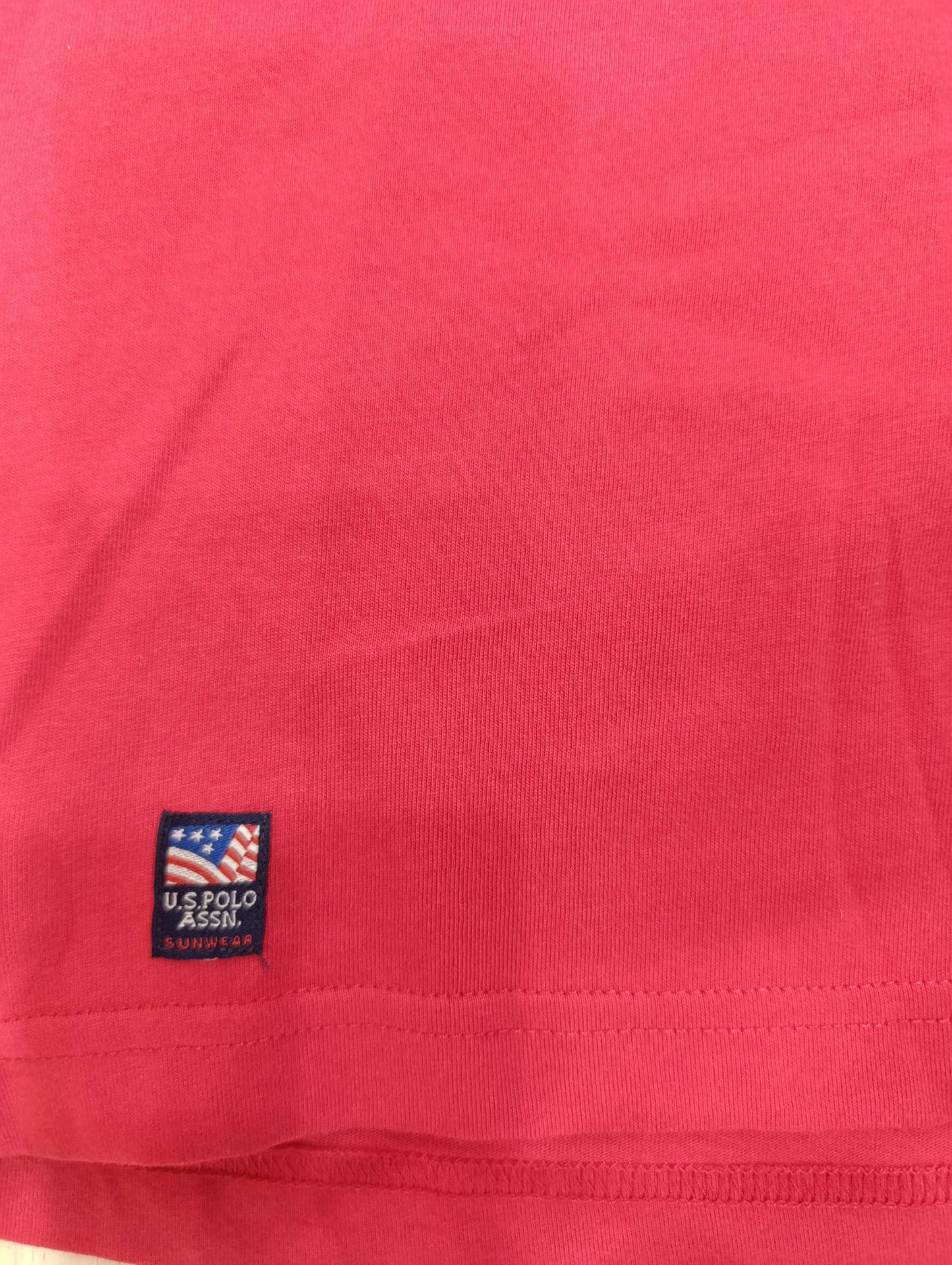 POLO U.S POLO ASSN  Maxi logo e bandiera  2 colori