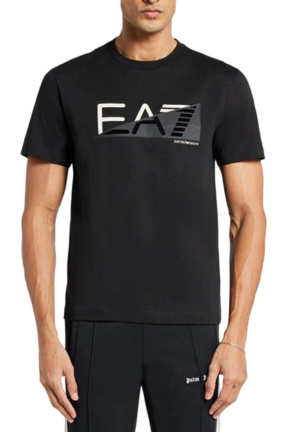T-SHIRT EMPORIO ARAMANI maxi logo in stampa 460