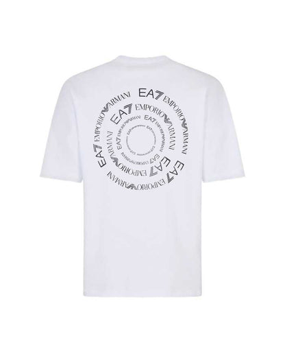 T-SHIRT EMPORIO ARMANI OVER  CON MAXI LOGO DIETRO