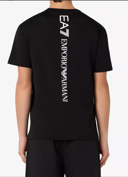 T-SHIRT Emporio Armani con logo verticale dietro
