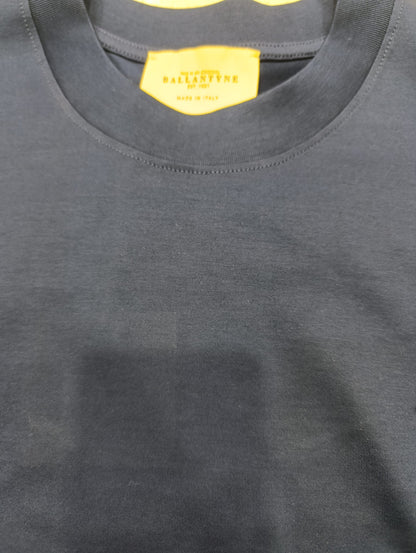 T-shirt BALLANTYNE in filo di scozzia, logo cucito