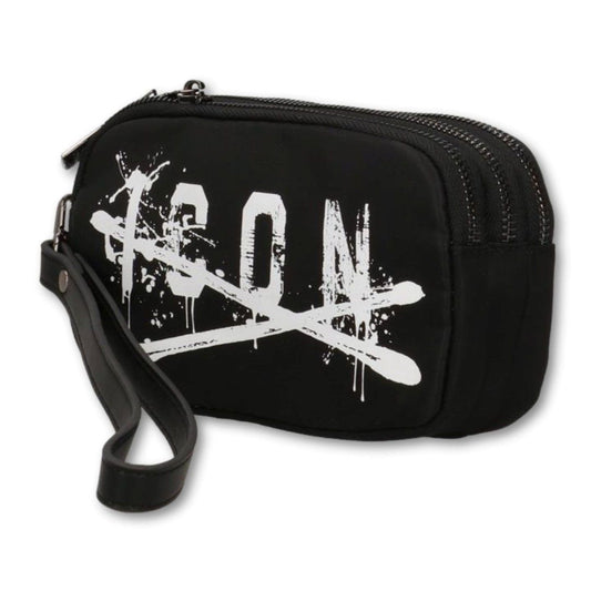 Pochette ICON in tessuto nick black 668