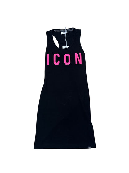 Abito canotta ICON con maxi logo