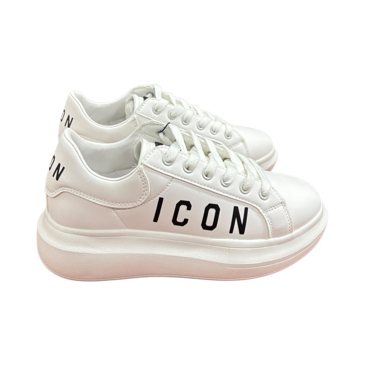 Sneakers ICON Donna maxi logo in stampa
