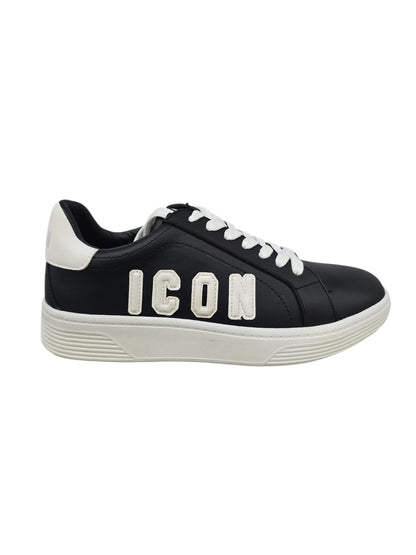 Sneakers ICON Donna maxi logo a rilievo ricamato