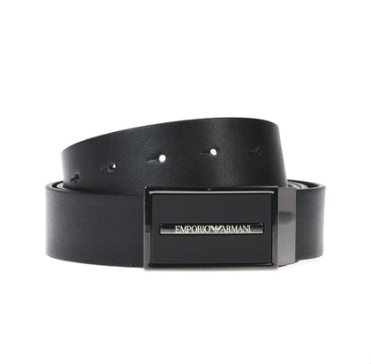 Cintura Emporio Armani Reversibile in gomma acciai