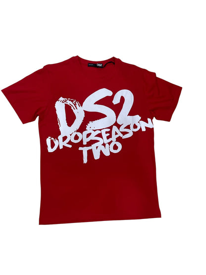 T-shirt DROPSEASON2 con logo max centrale