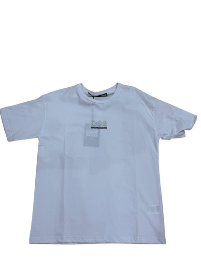 Maxi t-shirt donna DS2 con logo strassato 527