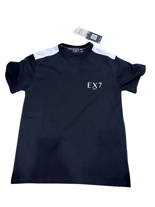 T-SHIRT EXIT logo in stampa besic striscia in spal